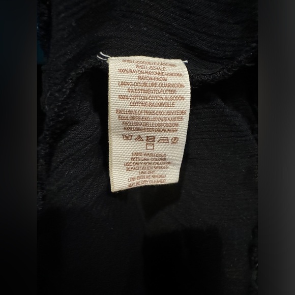 Free People Black Crochet/ Embroidered High Low Open Back Dress 2 - Picture 7 of 8